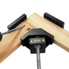 General Tools General 90 Degree Corner Clamp Jig, Max Clamp Capacity 2.7 in, Workbench Mountable, Aluminum 857 
