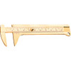 Woodstock Shop Fox Brass 4" Caliper D2732