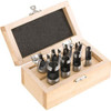Woodstock International Woodstock SteeleX 8 Pc. Deluxe Plug Cutting Set D2022  Woodstock International Woodstock SteeleX 8 Pc. Deluxe Plug Cutting Set D2022