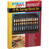Woodstock International Woodstock SteeleX 12 pc. Carving Chisel Set D2227 