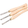 Woodstock Shop Fox 3 pc. HSS Lathe Chisel Set D3782