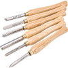 Woodstock International Woodstock Shop Fox 6 pc. HSS Lathe Chisel Set D3783 