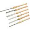 Woodstock International Woodstock SteeleX 6 Pc. Deluxe HSS Lathe Chisel Set D2304 