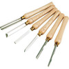 Woodstock International Woodstock Shop Fox 6 pc. HSS Lathe Chisel Set D3787 