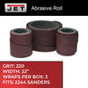 Jet 22" 220 Grit, 3-Wraps in Box 60-2220