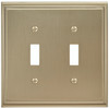 Amerock MULHOLLAND 2 Toggle Wall Plate BP36515