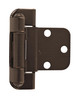 Amerock PARTIAL WRAP 3/8 In (10 Mm) Inset Hinge Self Closing BPR7565