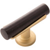 Belwith Keeler Firenze Series T-Knob 2-1/2" x 1" 6 Finishes