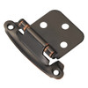 Hickory Hardware SURFACE MOUNT SELF-CLOSING VARIABLE OVERLAY HINGE (2-PACK)