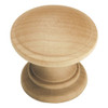 Hickory Hardware 1-1/4 INCH (32MM) NATURAL WOODCRAFT UNFINISHED WOOD CABINET KNOB P685