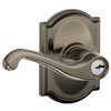 Schlage Lock Schlage Keyed Entry Flair Lever Door Lock with Camelot Trim 