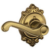 Schlage Lock Schlage Flair Lever Non-turning Lock with Brookshire Trim 