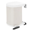  Rev-A-Shelf White Lacquered Under Sink Single 14 L Waste Container Pivot Outs for 33" Sink 8-010212-14 