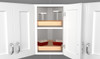  Rev-A-Shelf (2) 20" Shelf Banded Wood D-Shape Lazy Susan LD-4BW-262-20-1 