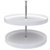  Rev-A-Shelf (2) Shelf RAS Polymer Full Circle Lazy Susans 6012 Series 