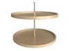  Rev-A-Shelf (2) Shelf Banded Wood Full Circle Lazy Susan LD-4BW-062 Series 