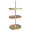 Rev-A-Shelf (3) Shelf Banded Wood Full Circle Wall Lazy Susan LD-4BW-063 Series 