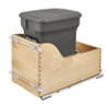  Rev-A-Shelf Maple Bottom Mount Compo+ Waste Container w/BLUMOTION Soft-Close 4WCSC-CKXX-1 