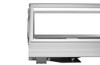 Rev-A-Shelf Rev-a-shelf Double 50 Qt. Pull-Out Brushed Aluminum and Silver Waste Container with Rev-A-Motion 5149-2150DM-217 