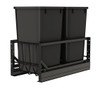 Rev-A-Shelf Rev-a-shelf Double 27 Qt. Pull-Out 3 Colors Waste Container 5349-1527DM 