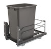 Rev-A-Shelf Rev-a-shelf Steel Bottom Mount Waste Container Single 35 Qt with Soft-Close 3 Colors to Choose From 53WC-1535SCDM Series 