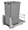 Rev-A-Shelf Rev-a-shelf Steel Bottom Mount Waste Container Single 50 Qt with Soft-Close 3 Colors to Choose From 53WC-1550SCDMM Series 