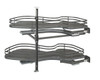 Rev-A-Shelf Rev-a-shelf Chrome Two-Tier Wire Bottom Shelves for Blind Corner Cabinet 3 Colors for 15"- 18" - 21" Opening 5372 Series 