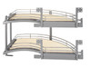 Rev-A-Shelf Rev-a-shelf Natural Maple Two-Tier Solid Bottom Curve for Left or Right Doors, Blind Corner Cabinet w/ 18" Opening 582-18 Series 