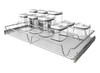 Rev-A-Shelf Rev-a-shelf Pantry System Container Organizer 5WCOR Series 