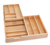 Rev-A-Shelf Rev-a-shelf Natural Maple Tiered Combination Drawer 33" Minimum Opening with BLUMOTION Soft-Close Slides for Face Frame 36" 4WTCD-36HSC-1 