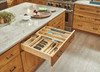 Rev-A-Shelf Rev-a-shelf Natural Maple Tiered Combination Drawer 33" Minimum Opening with BLUMOTION Soft-Close Slides for Face Frame 36" 4WTCD-36HSC-1 
