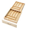 Rev-A-Shelf Rev-a-shelf Natural Maple Tiered Cutlery Drawer Minimum Opening 18" w/ BLUMOTION Soft-Close Slides for Full Access 21" Base 4WTCD-21HSC-1 