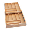 Rev-A-Shelf Rev-a-shelf Natural Maple Tiered Cutlery Drawer Minimum Opening 19-1/2" w/ BLUMOTION Soft-Close Slides for Full Access 21" Base 4WTCD-495HFLSC-1 