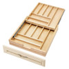 Rev-A-Shelf Rev-a-shelf Natural Maple Tiered Cutlery Drawer Minimum Opening 21" w/ BLUMOTION Soft-Close Slides for Full Access 24" Base 4WTCD-24HSC-1 