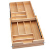Rev-A-Shelf Rev-a-shelf Natural Maple Tiered Cutlery Drawer Minimum Opening 16-1/2" w/ BLUMOTION Soft-Close Slides for Full Access 18" Base 4WTCD-419HFLSC-1 