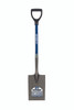  Seymour Midwest Garden Spade, 27" Blue Fiberglass Handle, Poly D-Grip 49454 