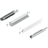 Blum 773M Series LEGRABOX Kit 170 Lb Capacity Full Extension 106mm Height 18- 20-22-24 26 Inch Orion Gray