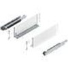  Blum 773C Series LEGRABOX Kit  170 Lb Capacity Full Extension 193mm Height 18-20-22-24-26 Inch, Brushed Stainless Steel,Orion Gray or Silk White Matte 