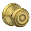  Schlage Lock F-Series Passage Knob Georgian Series with a Standard Rosette 