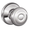  Schlage Lock F-Series Passage Knob Georgian Series with a Standard Rosette 