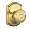  Schlage Lock F-Series Passage Knob Georgian Series with a Camelot Rosette 