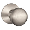  Schlage Lock F-Series Passage Knob Orbit Series with a Standard Rosette 