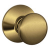  Schlage Lock F-Series Passage Knob Plymouth Series with a Standard Rosette 