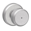 Schlage Lock Schlage F40 Series Privacy Knob Bowery Series with a Greyson Rosette 