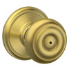 Schlage Lock Schlage F40 Series Privacy Knob Georgian Series with a Standard Rosette 