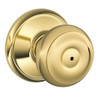 Schlage Lock Schlage F40 Series Privacy Knob Georgian Series with a Standard Rosette 