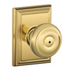 Schlage Lock Schlage F40 Series Privacy Knob Georgian Series with a Addison Rosette 