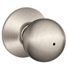 Schlage Lock Schlage F40 Series Privacy Knob Orbit Series with a Standard Rosette 