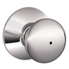 Schlage Lock Schlage F40 Series Privacy Knob Plymouth Series with a Standard Rosette 