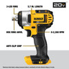 Dewalt DEWALT 20V MAX 1/2IN WRENCH DETENT PIN BARE DCF880B 